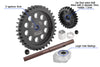 40Cr Carbon Steel M1.5 Spur Gear 35T + Motor Gear 25T For 1:5 Traxxas X Maxx 6S / X Maxx 8S / XRT 8S Monster Truck