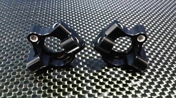 Tamiya XV-01 Aluminum Front C-Hub - 1Pr Black