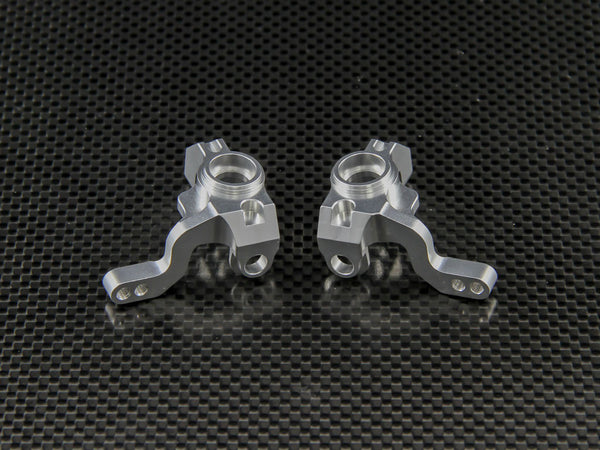Tamiya XV-01 Aluminum Front Knuckle Arm - 1Pr Set Silver
