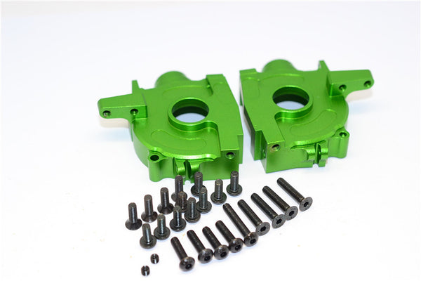 Axial Yeti Aluminum Front Bulkhead - 1 Set Green