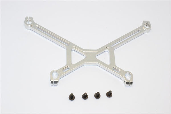 Axial Yeti (AX90026) & Yeti SCORE (AX90050, AX90068) Aluiminium Battery Holder - 1Pc Set Silver