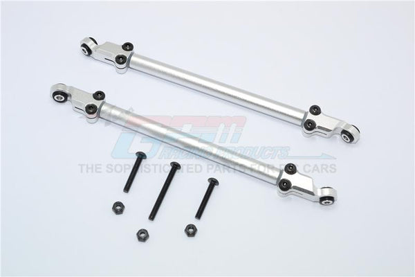 Axial Yeti (AX90026) & Yeti SCORE (AX90050, AX90068) Aluminum Rear Adjustable Chassis Rod - 1Pr Set Red
