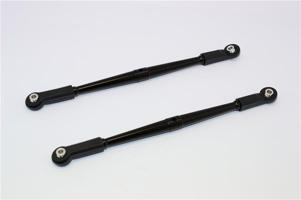 Axial Yeti (AX90026) & Yeti SCORE (AX90050, AX90068) Aluminum Rear Upper Chassis Link Parts With Plastic Ends - 1Pr Black