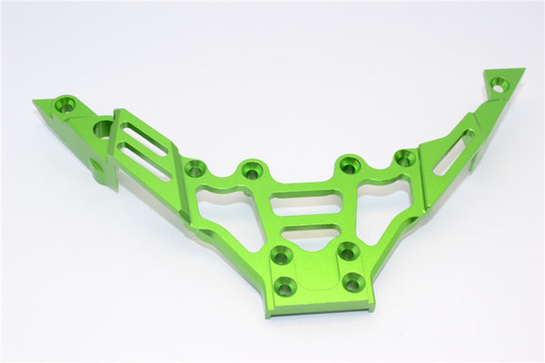 Axial Yeti Aluminum Gear Box & Chassis Mount - 1Pc Green