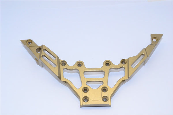 Axial Yeti Aluminum Gear Box & Chassis Mount - 1Pc Titanium