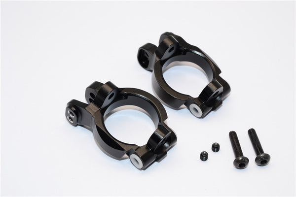 Axial Yeti Aluminimum Front C-Hub - 1Pr Set Black