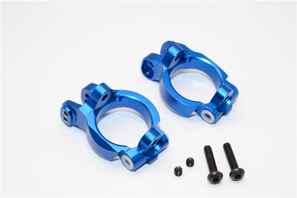 Axial Yeti Aluminimum Front C-Hub - 1Pr Set Blue