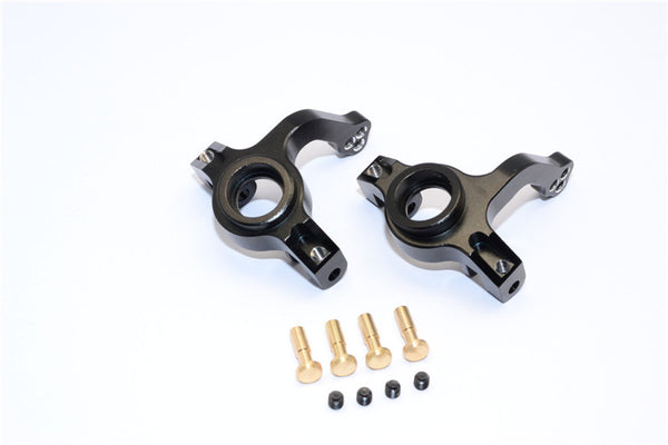 Axial Yeti Aluminum Front Knuckle Arm - 1Pr Set Black