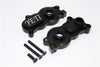 Axial Yeti Aluminum Center Transmission Case - 2Pcs Set Black