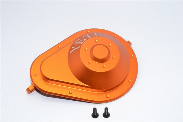 Axial Yeti & RR10 Bomber Aluminum Spur Gear Case - 1 Pc Set Orange