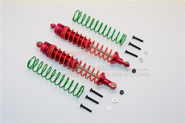 Axial Yeti (AX90026) & Yeti SCORE (AX90050, AX90068) Aluminum Rear Adjustable Spring Damper (125mm) - 1Pr Set Orange