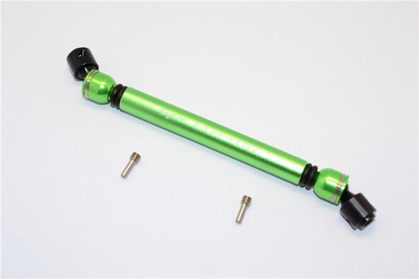 Axial Yeti Aluminum Rear Main Drive Shaft With Steel Joint (147mm-157mm) - 1Pc Set Green
