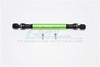 Axial Yeti Steel+Aluminum Rear Main Drive Shaft - 1Pc Set Green