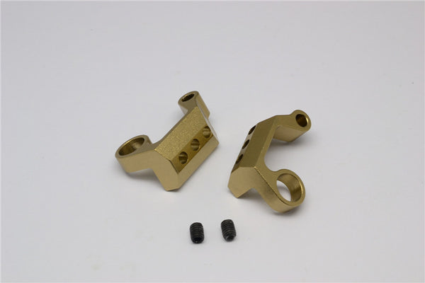 Axial Yeti Aluminum Rear Cage Mount - 1Pr Titanium