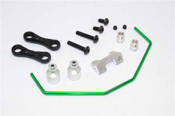 Axial Yeti Aluminum Anti-Roll Bar - 3Pcs Set Silver