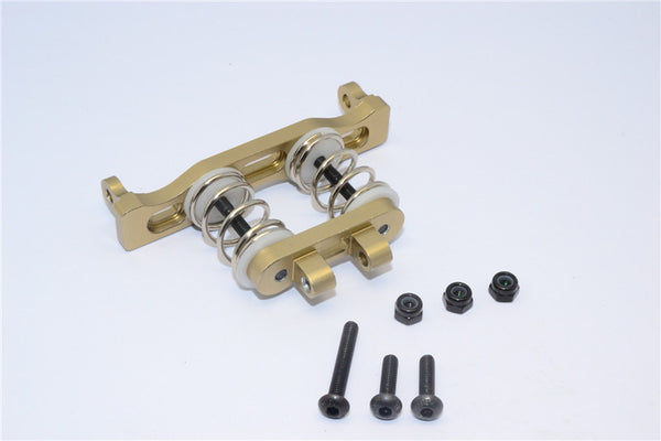 Axial Yeti Aluminum Front Bumper Absorber - 1 Set Titanium