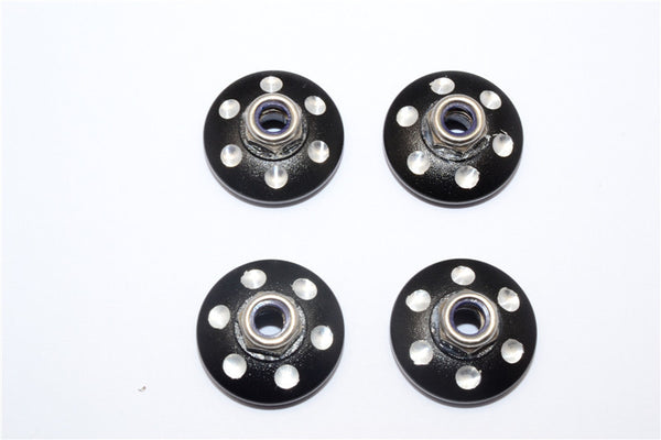 Axial Yeti XL Monster Buggy Aluminum Locking Wheel Washer - 4 Pcs Set Black