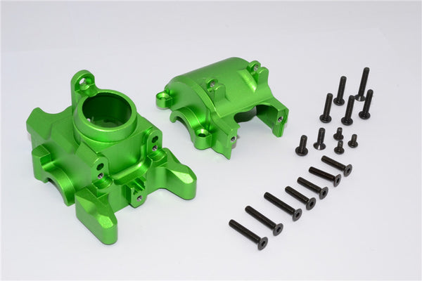 Axial Yeti XL Monster Buggy Aluminum Front Axle Housing Mount - 1 Set Green