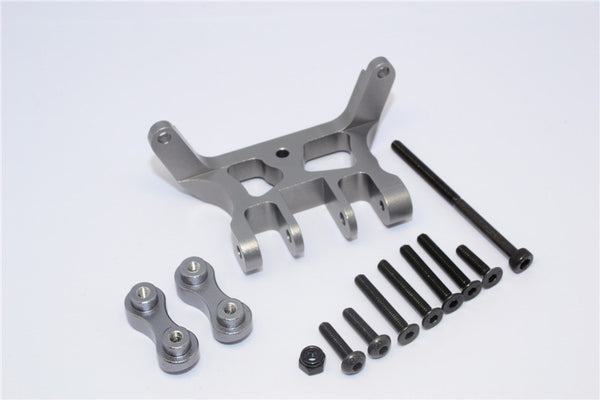 Axial Yeti XL Monster Buggy Aluminum Rear Axle Truss - 1 Set Gray Silver