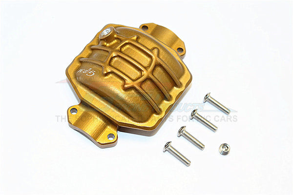 Axial Yeti XL Monster Buggy Aluminum Rear Axle Cover - 1Pc Set Titanium