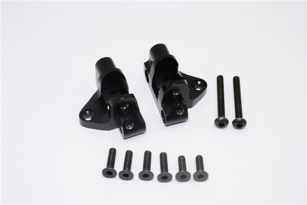 Axial Yeti XL Monster Buggy Aluminum Rear Lower Chassis Link Parts Mount - 1Pr Set Black