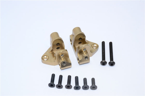 Axial Yeti XL Monster Buggy Aluminum Rear Lower Chassis Link Parts Mount - 1Pr Set Titanium