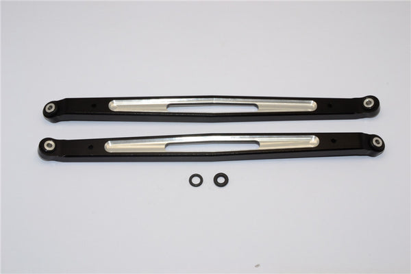 Axial Yeti XL Monster Buggy Aluminum Rear Upper Chassis Link Parts - 1Pr Black