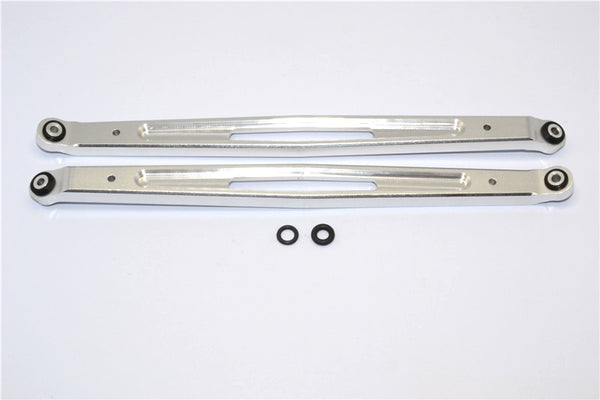 Axial Yeti XL Monster Buggy Aluminum Rear Upper Chassis Link Parts - 1Pr Silver