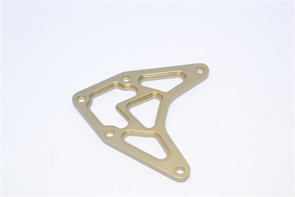 Axial Yeti XL Monster Buggy Aluminum Front Upper Plate - 1Pc Titanium
