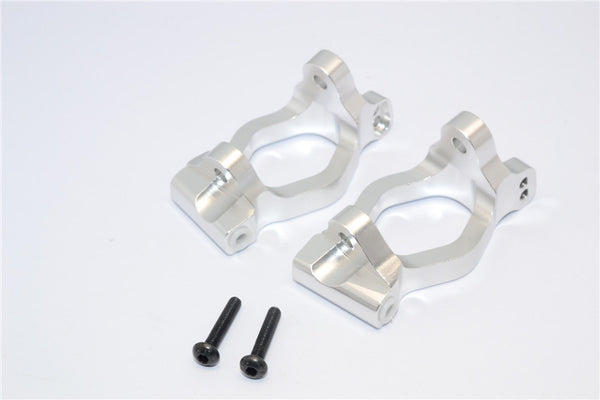 Axial Yeti XL Monster Buggy Aluminum Front C-Hub - 1Pr Set Silver