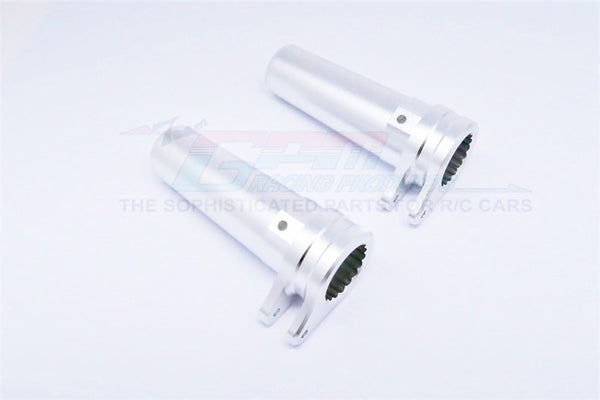 Axial Yeti XL Monster Buggy Aluminum Straight Axle Adapter - 1Pr Silver