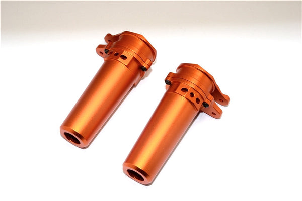 Axial Yeti XL Monster Buggy Aluminum Straight Axle Adapter - 1Pr Orange