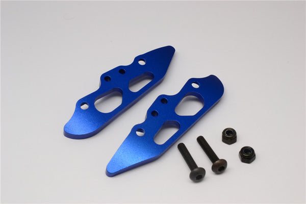 Axial Yeti XL Monster Buggy Aluminum Rear Damper Mount - 2Pcs Set Blue