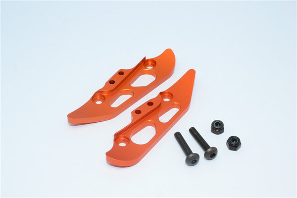 Axial Yeti XL Monster Buggy Aluminum Rear Damper Mount - 2Pcs Set Orange