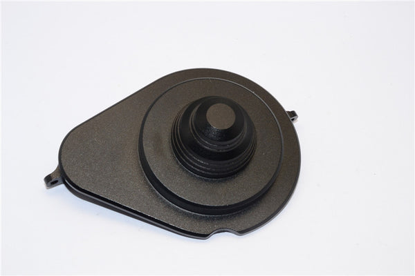 Axial Yeti XL Monster Buggy Aluminum Transmission Spur Gear Cover - 1Pc Set Black