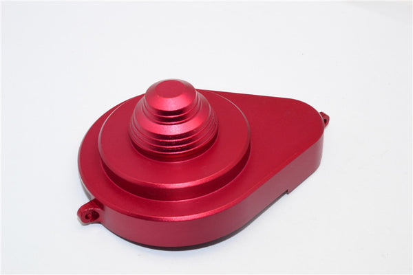 Axial Yeti XL Monster Buggy Aluminum Transmission Spur Gear Cover - 1Pc Set Red