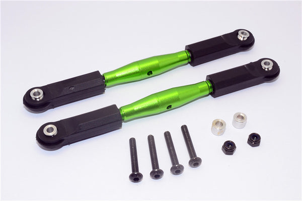 Axial Yeti XL Monster Buggy Aluminum Front Upper Tie Rod With Plastic Ends - 1Pr Set Green