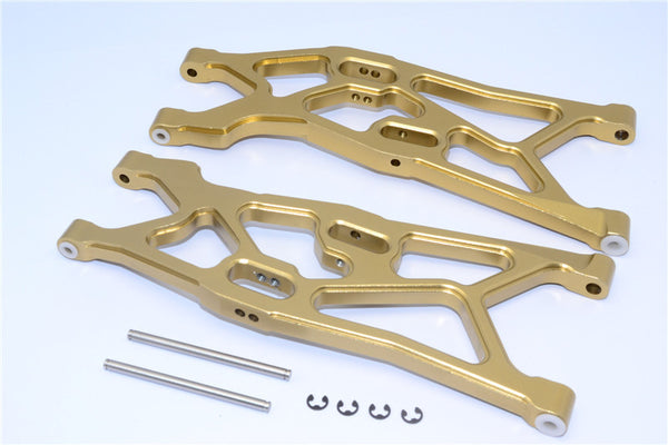 Axial Yeti XL Monster Buggy Aluminum Front Lower Suspension Arm - 1Pr Set Titanium