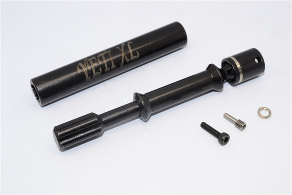 Axial Yeti XL Monster Buggy Steel #45 Rear Drive Shaft - 1Pc Set Black