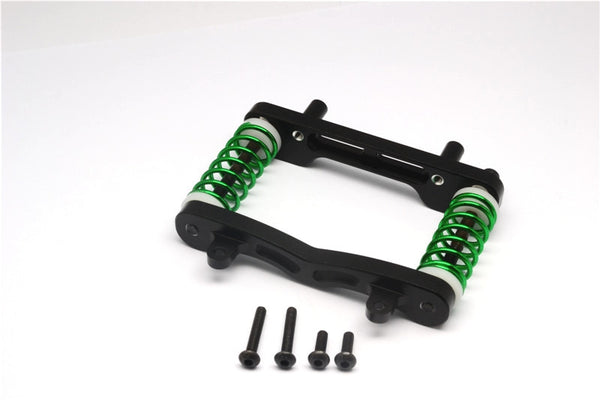 Axial Yeti XL Monster Buggy Aluminum Front Bumper Absorber - 1 Set Black