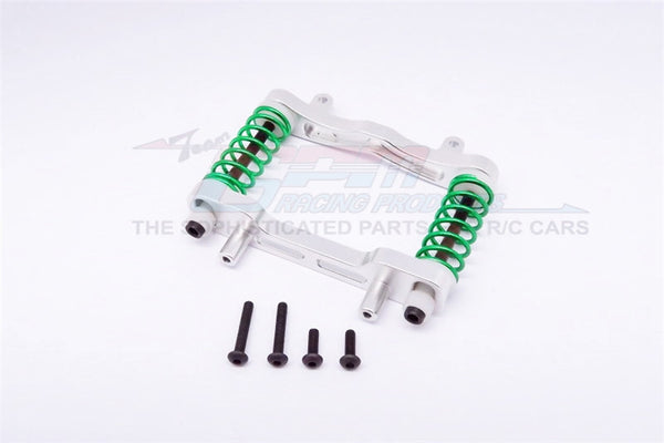 Axial Yeti XL Monster Buggy Aluminum Front Bumper Absorber - 1 Set Silver