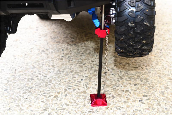 RC Scale Accessories Car Jack For 1:10 Crawlers - 1-Piece Set, Red