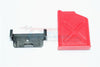 R/C Scale Accessories : Simulation Plastic Oil Tank For Crawlers (X Pattern) For 1:10 Crawlers - 2Pc Set Red