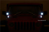 R/C Scale Accessories : Spotlight For 1:10 Crawlers (Style A) - 42Pc Set Black