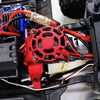 Aluminum Alloy Motor Mount Heat Sink with Cooling Fan for 1/10 RC Crawler Car TRAXXAS TRX-4 #8290 - 1 Set Black
