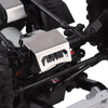 Stainless Steel Chassis Armor Axle Protector Skid Plate for 1/10 RC Crawler Traxxas TRX-6 G63 6X6 - Silver