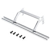 RC Car Metal Rear Bumper for 1:10 RC Crawler Traxxas TRX4 G500 TRX6 G63 6X6 Upgrade Parts - Silver
