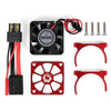 RC Car 540 550 Motor Radiator TRX Plug Cooling Fan for 1/10 RC Crawler Car TRAXXAS TRX-4 TRX-6 G63 SLASH - 1 Set