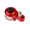 25T Aluminum Alloy Adjustable Damping Servo Arm for 1:10 RC Crawler Car Traxxas TRX4 TRX6 Upgrade Parts - 3Pc Red