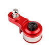 25T Aluminum Alloy Adjustable Damping Servo Arm for 1:10 RC Crawler Car Traxxas TRX4 TRX6 Upgrade Parts - 3Pc Red